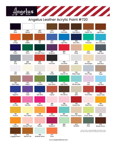 Angelus Acrylic Leather Paint Bőrfesték - 1oz - Image 3