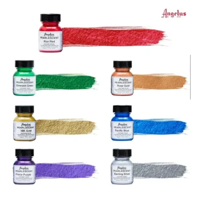Angelus Pearlescent Leather Paint Bőrfesték (1oz - 4oz) - Image 5