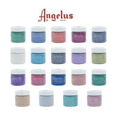 Angelus Glitteres Leather Paint Bőrfesték - 1oz - Image 3