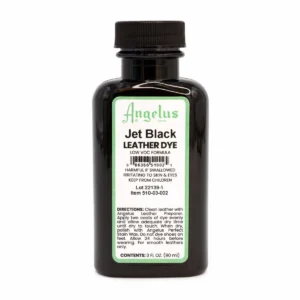 Angelus Leather Dye Low Voc 3oz - Jet Black