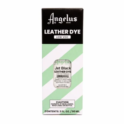 Angelus Leather Dye Low Voc 3oz - Jet Black - Image 2