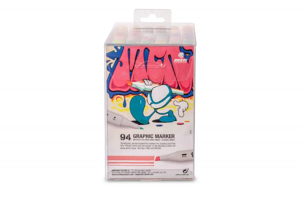 MTN 94 Graphic Marker Solid Colors 36 Pack - Image 2