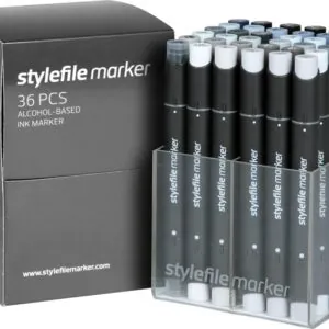 Stylefile Grey Marker Set (36 db)