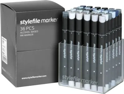 Stylefile Grey Marker Set (36 db)