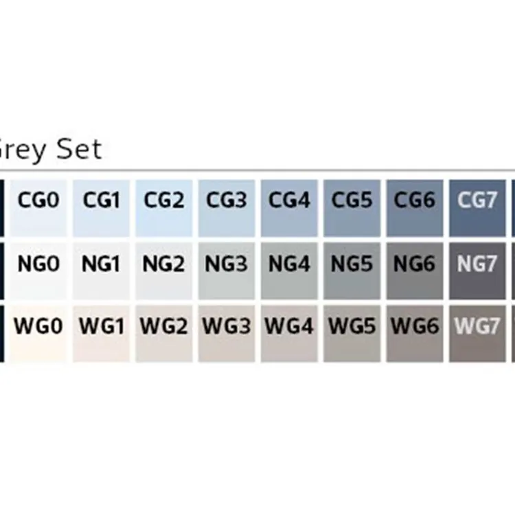 Stylefile Grey Marker Set (36 db) - Image 2