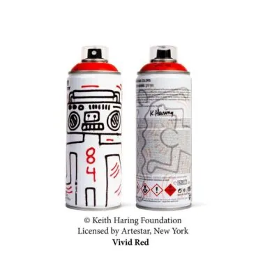 Keith Haring Special Edition Can - Vivid Red