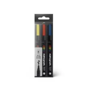 MTN Acrylic Marcador 1mm Pack - Y/R/B