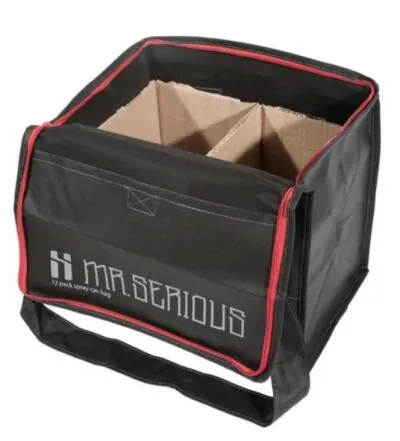 Mr. Serious 12 pack spray can bag